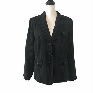 Giorgio Saint Angelo Women’s Black Pinstripe Vtg